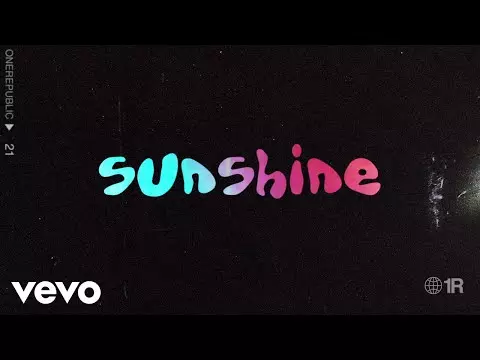 OneRepublic - Sunshine (Official Audio)